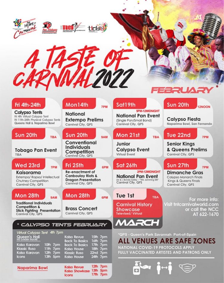 The Stunning Trinidad Carnival 2022: Events, Schedule, and ...